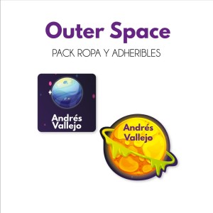 Pack Ropa y Escuela Outer Space