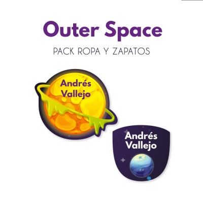 Pack Ropa y Zapatos Outer Space