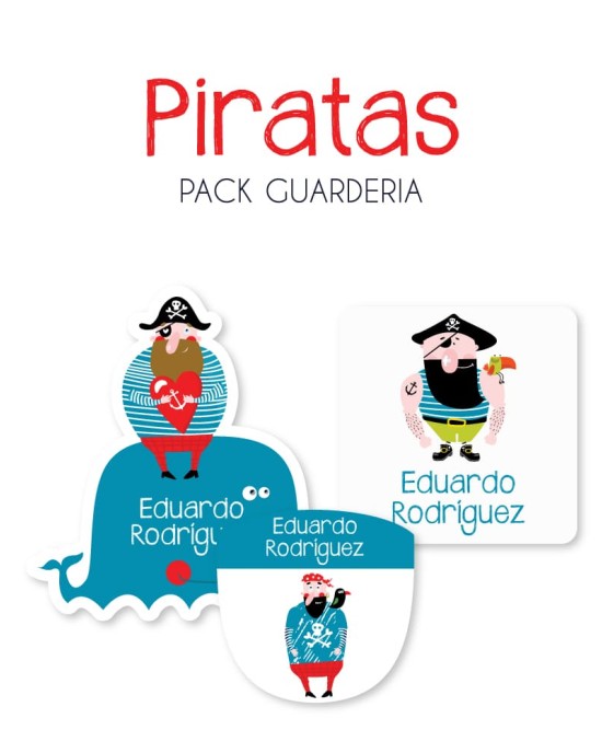 Pack Guardería Piratas
