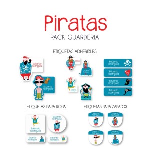 Pack Guardería Piratas