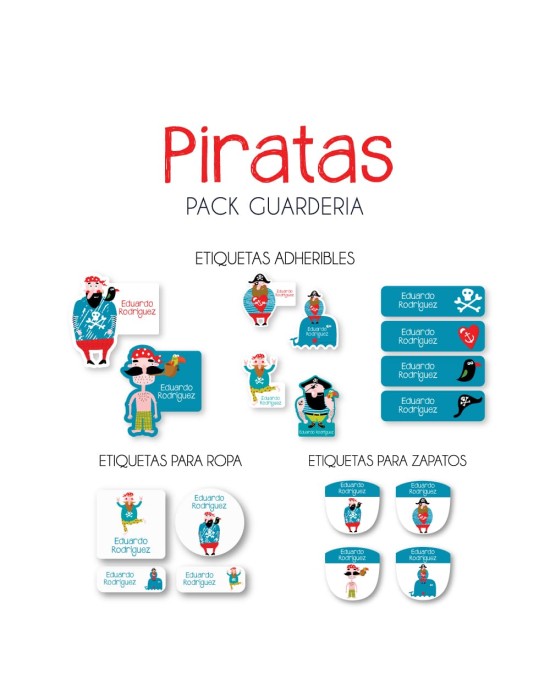Pack Guardería Piratas | Pack Guarderia