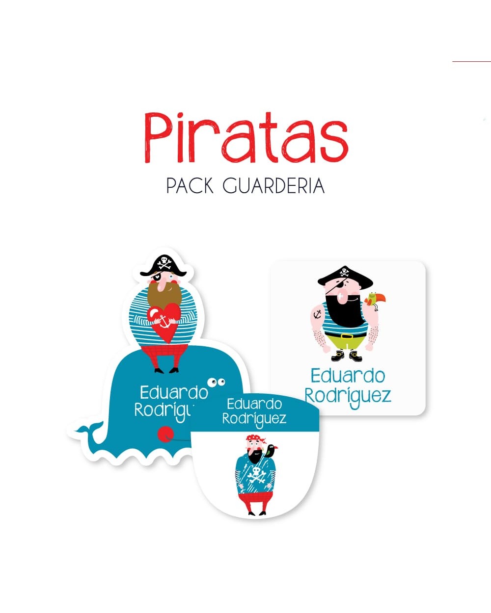 Pack Guardería Piratas | Pack Guarderia
