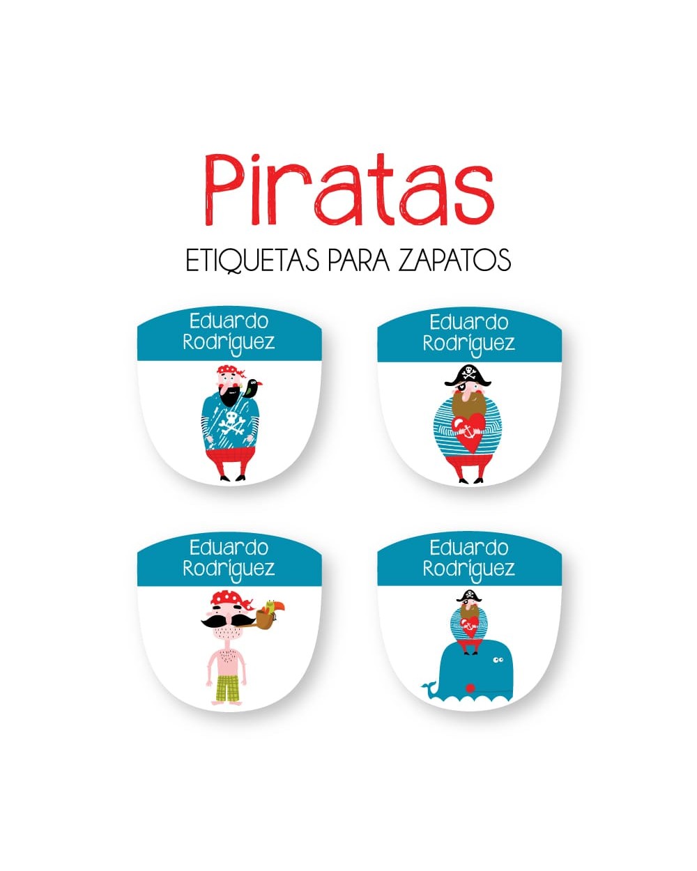 Pack Ropa y Zapatos Piratas | Pack Ropa y Zapatos