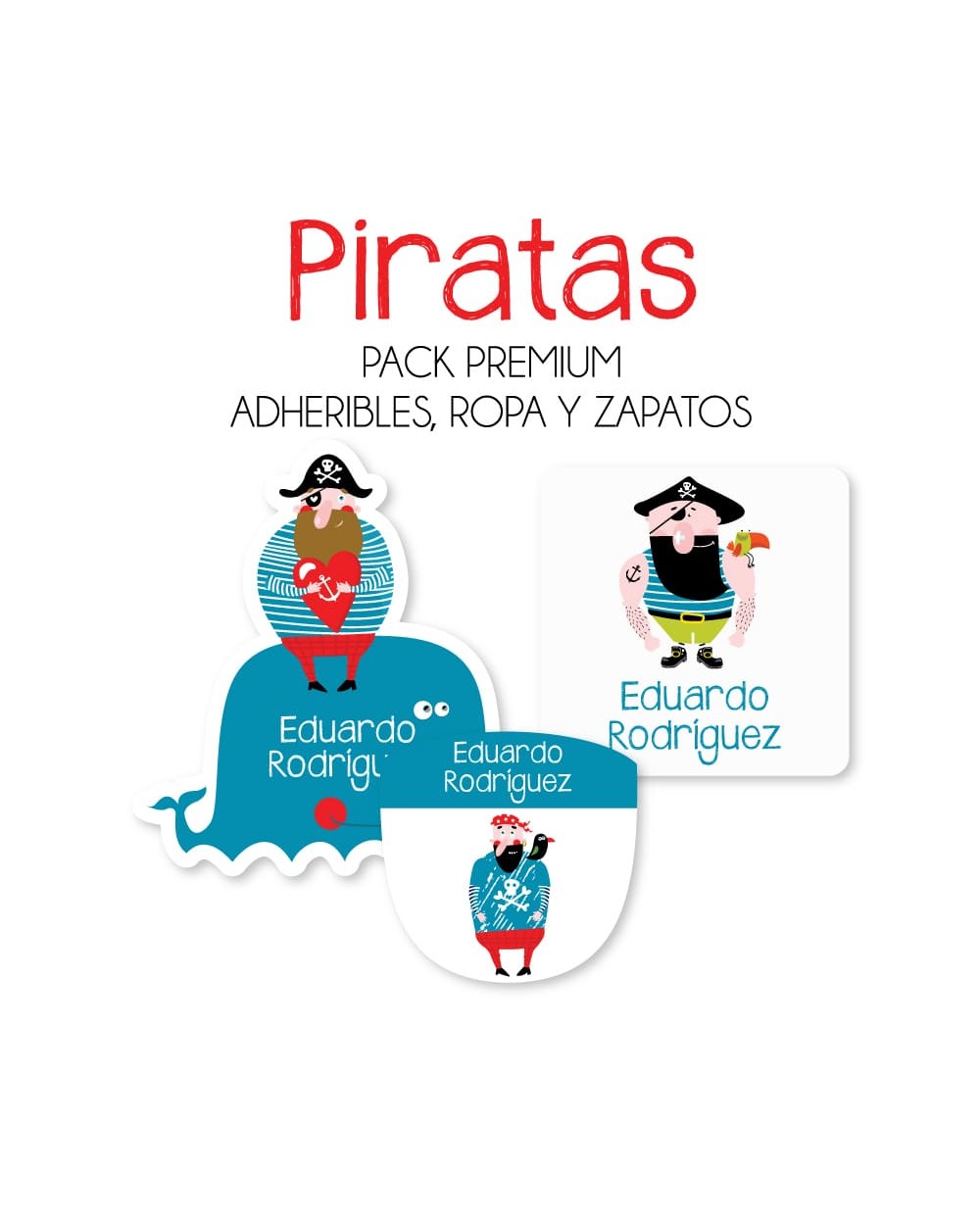 Pack Premium Ropa, Zapatos y Escuela Piratas | Pack Premium