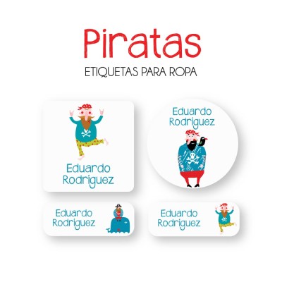 Ropa PLANCHABLES Piratas Ropa PLANCHABLES Piratas