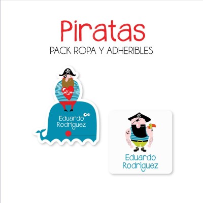 Pack Ropa y Escuela Piratas