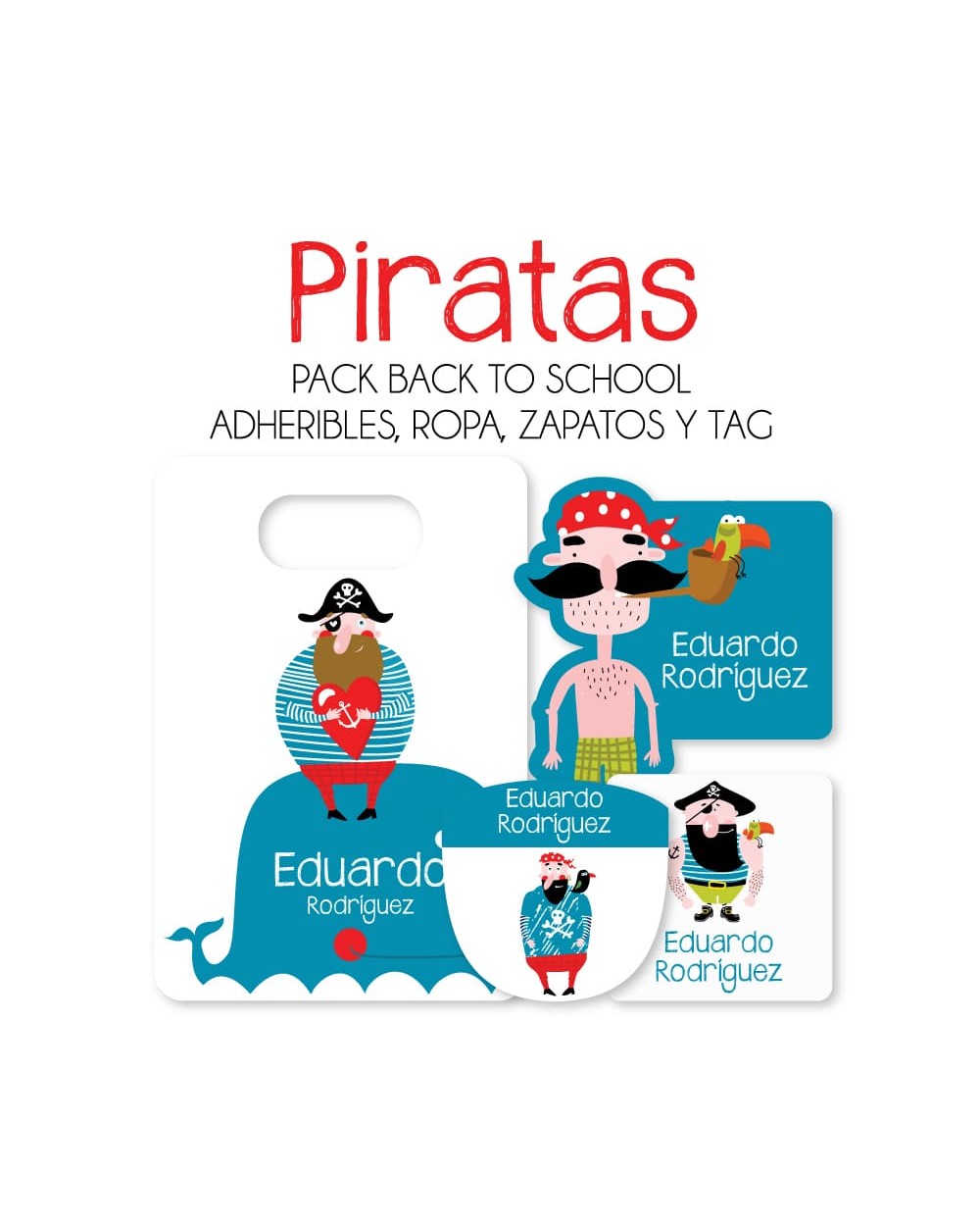 Pack Back to School Piratas-Pack Back To School