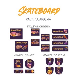 Pack Guardería Skateboard