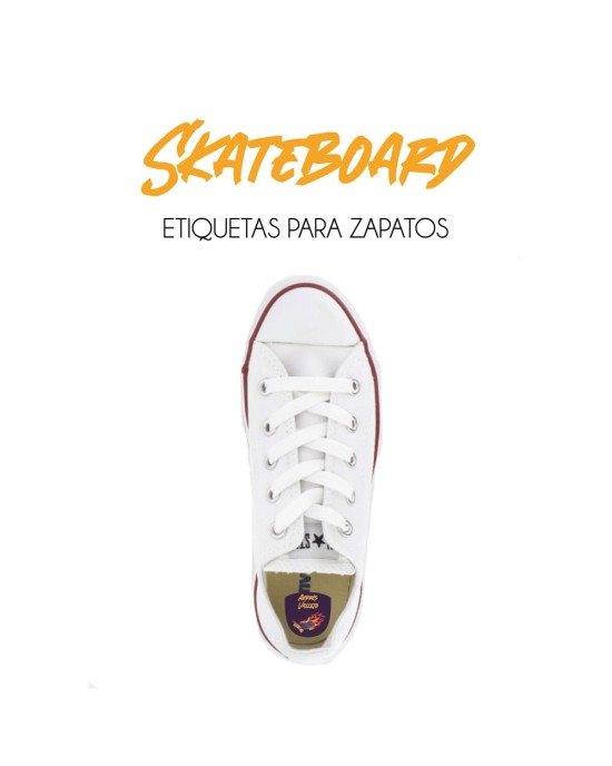 Pack Escuela y Zapatos Skateboard | Pack Adheribles y Zapatos