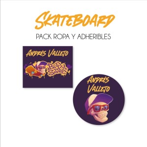 Pack Ropa y Escuela Skateboard