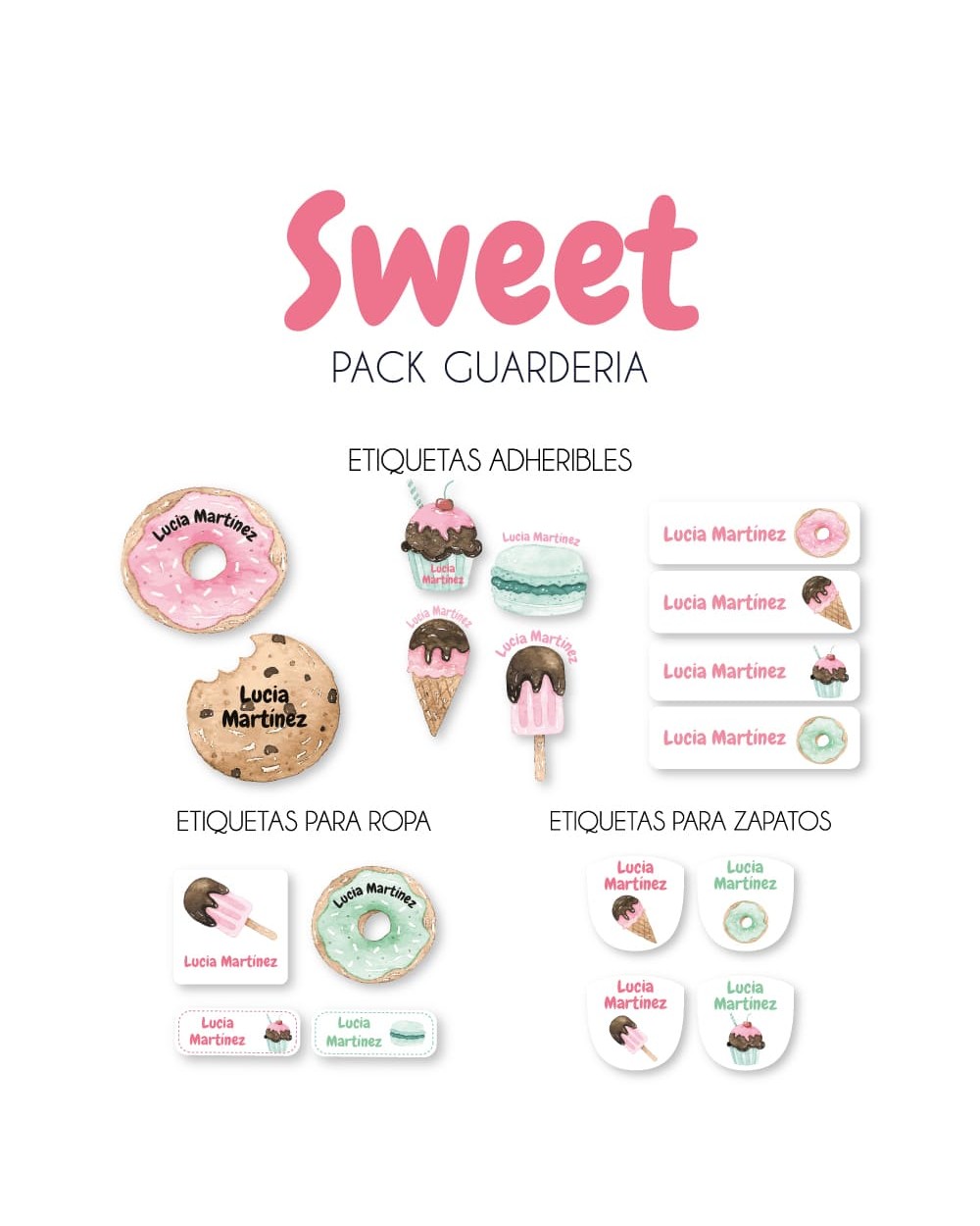 Pack Guardería Sweets | Pack Guarderia Pack Guardería Sweets | Pack Guarderia