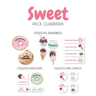 Pack Guardería Sweets Pack Guardería Sweets