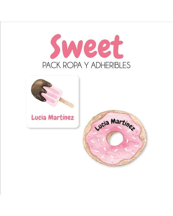 Pack Ropa y Escuela Sweets | Pack Ropa y Adheribles