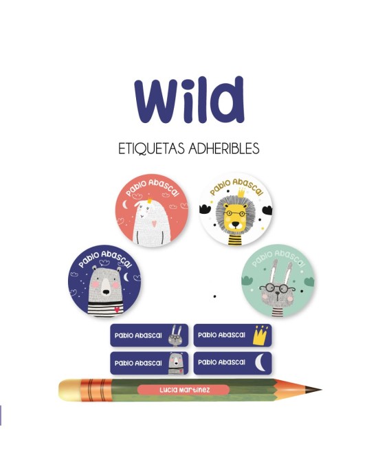 Pack Ropa y Escuela Wild | Pack Ropa y Adheribles