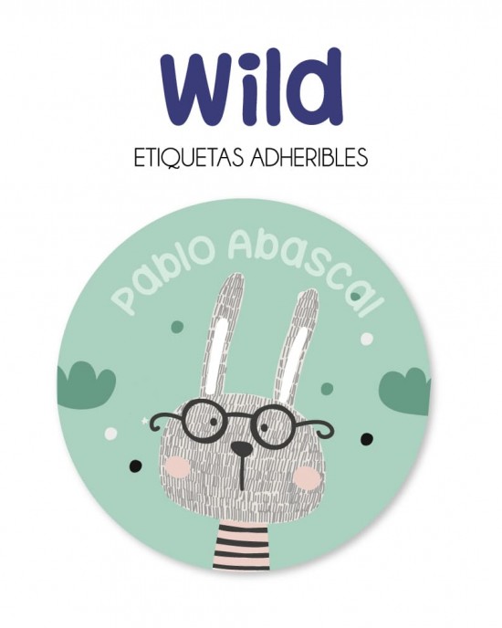 Guarderia Wild-Etiquetas Para Guarderia