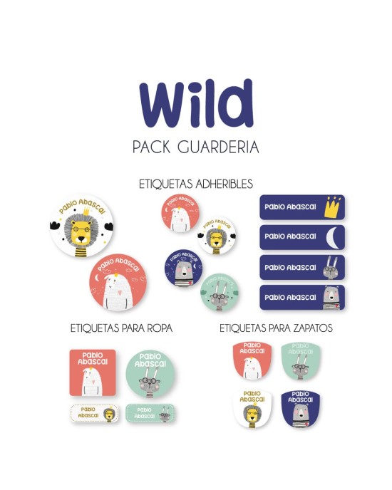 Pack Guardería Wild | Pack Guarderia