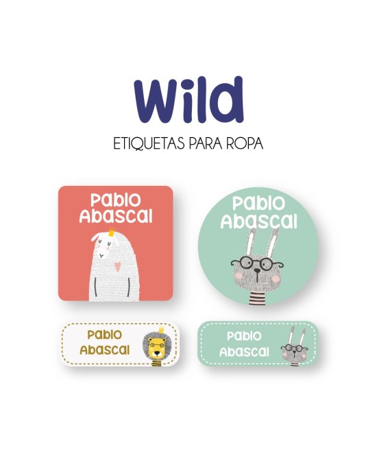 Pack Ropa y Escuela Wild | Pack Ropa y Adheribles