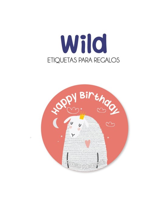 Paquete de etiquetas para Regalo Wild - Etiquetas Para Regalos