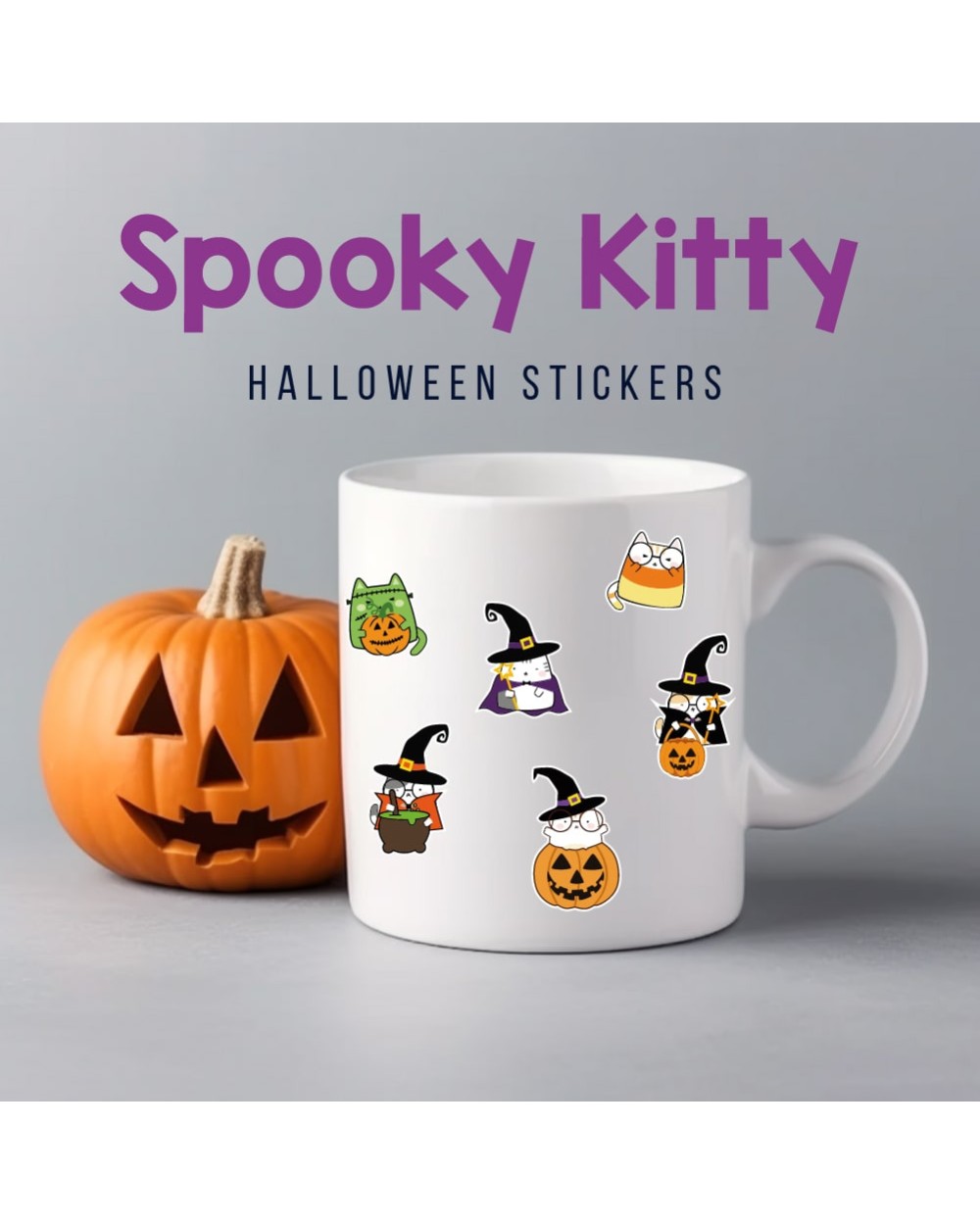 Stickers Spooky Kitty Stickers Spooky Kitty