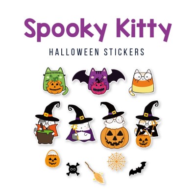 Stickers Spooky Kitty