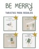 Navidad Tarjetas Be Merry | Tarjetas Regalos Navidad
