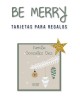 Navidad Tarjetas Be Merry | Tarjetas Regalos Navidad