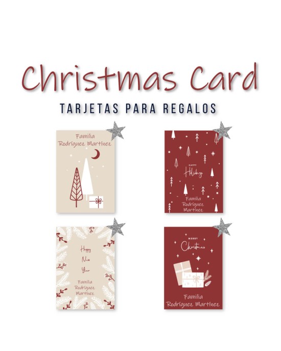 Navidad Tarjetas Christmas Card | Tarjetas Regalos Navidad