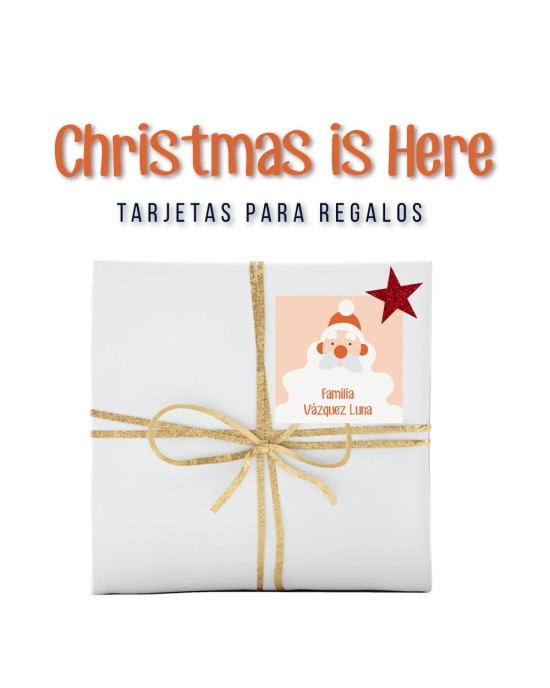 Navidad Tarjetas Christmas is Here | Tarjetas Regalos Navidad