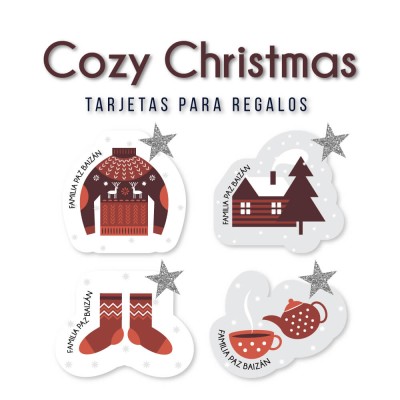 Navidad Tarjetas Cozy Christmas Navidad Tarjetas Cozy Christmas