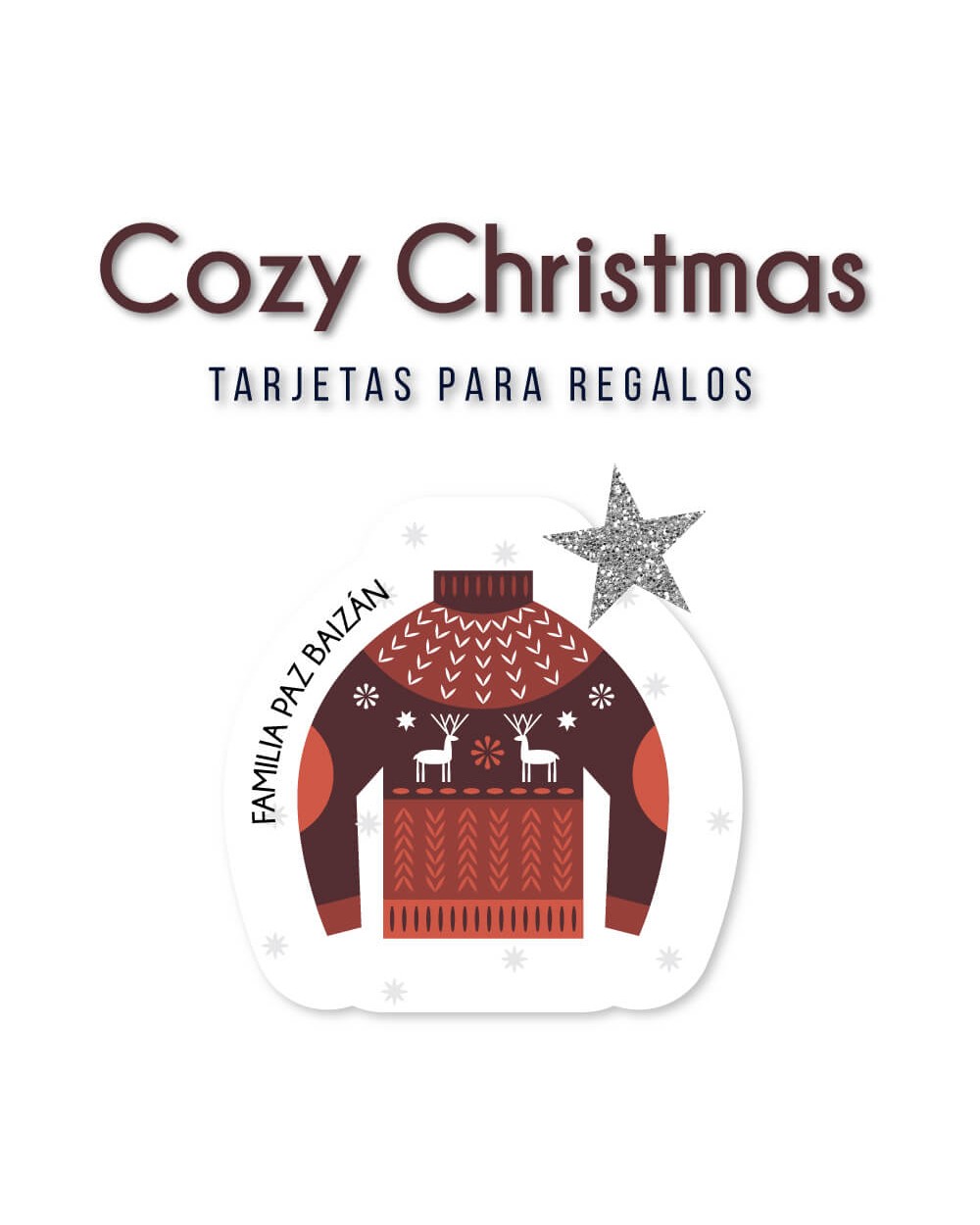 Navidad Tarjetas Cozy Christmas | Tarjetas Regalos Navidad Navidad Tarjetas Cozy Christmas | Tarjetas Regalos Navidad
