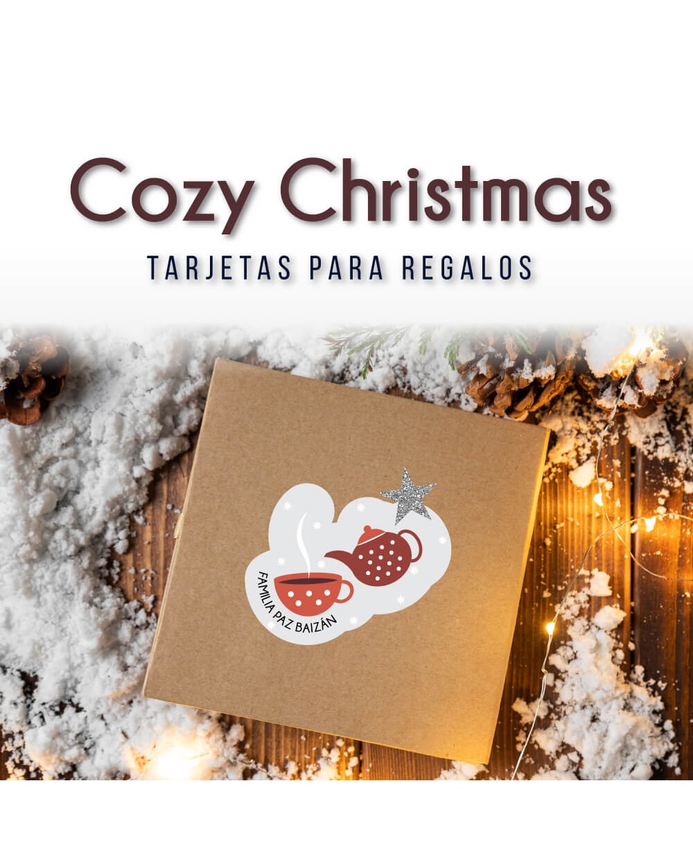 Navidad Tarjetas Cozy Christmas | Tarjetas Regalos Navidad Navidad Tarjetas Cozy Christmas | Tarjetas Regalos Navidad