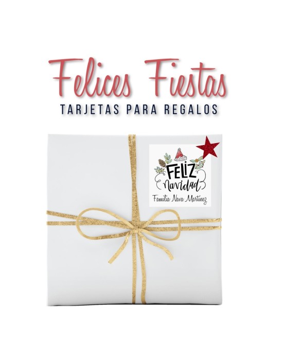 Navidad Tarjetas Felices Fiestas | Tarjetas Regalos Navidad