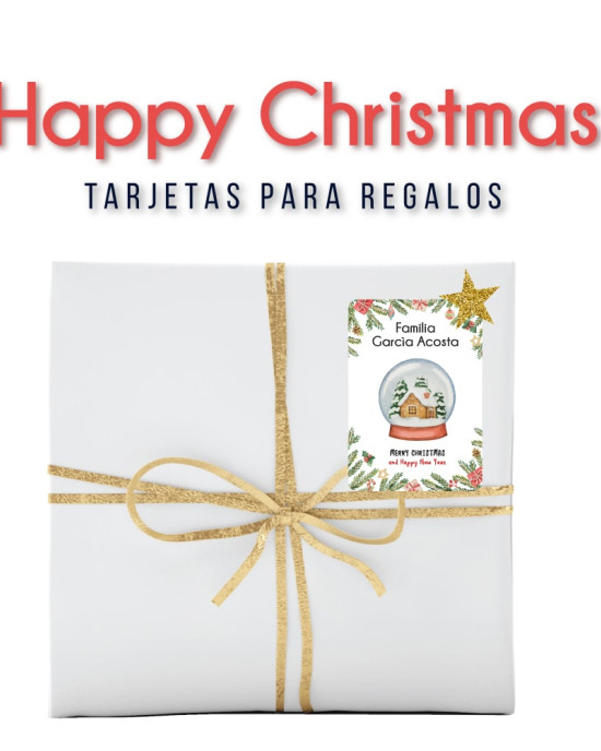 Navidad Tarjetas Happy Christmas | Tarjetas Regalos Navidad