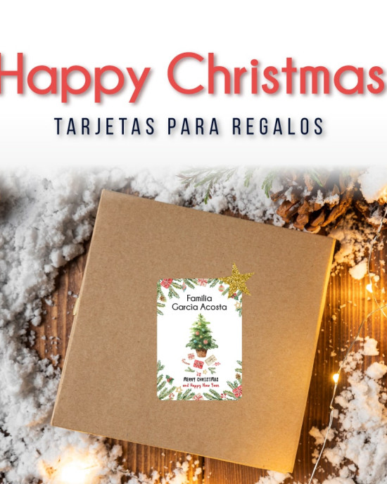 Navidad Tarjetas Happy Christmas | Tarjetas Regalos Navidad