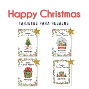 Navidad Tarjetas Happy Christmas