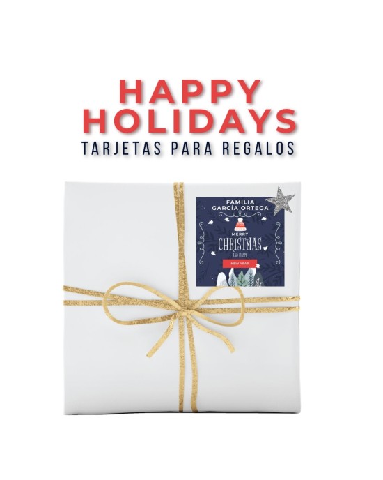Navidad Tarjetas Happy Holidays | Tarjetas Regalos Navidad