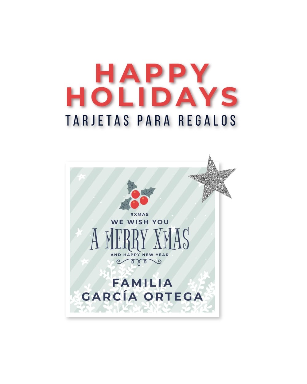 Navidad Tarjetas Happy Holidays | Tarjetas Regalos Navidad Navidad Tarjetas Happy Holidays | Tarjetas Regalos Navidad