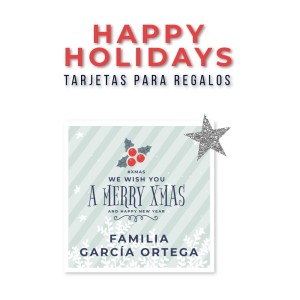 Navidad Tarjetas Happy Holidays