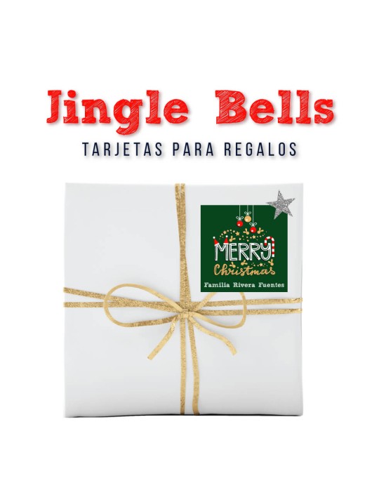Navidad Tarjetas Jingle Bells | Tarjetas Regalos Navidad