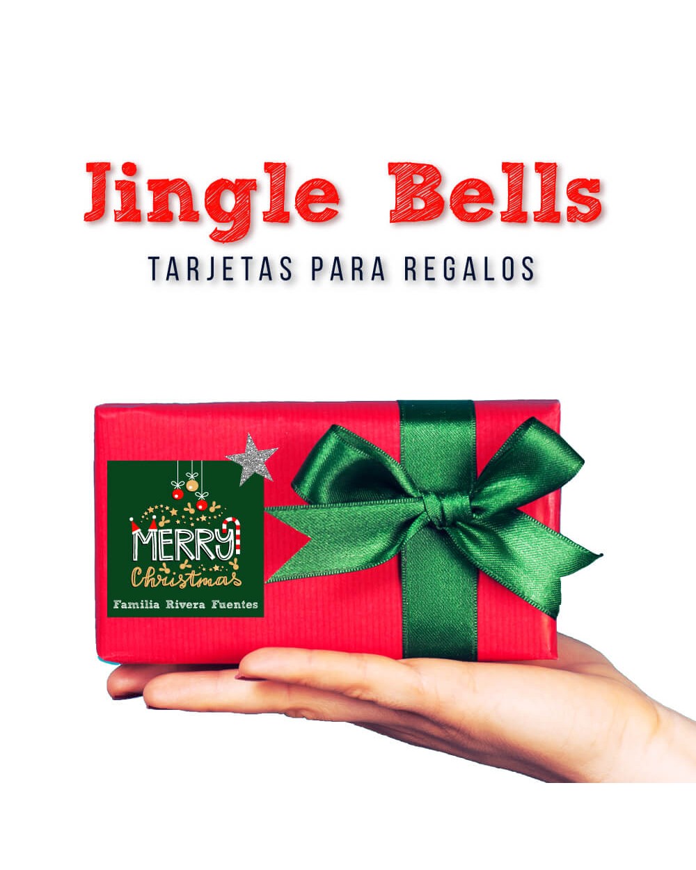 Navidad Tarjetas Jingle Bells | Tarjetas Regalos Navidad Navidad Tarjetas Jingle Bells | Tarjetas Regalos Navidad
