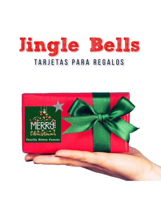 Navidad Tarjetas Jingle Bells | Tarjetas Regalos Navidad