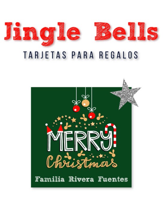Navidad Tarjetas Jingle Bells
