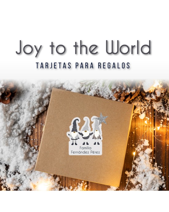 Navidad Tarjetas Joy to the World | Tarjetas Regalos Navidad