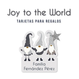 Navidad Tarjetas Joy to the World