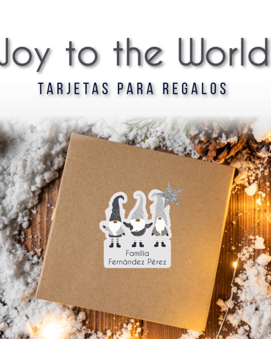 Navidad Tarjetas Joy to the World Navidad Tarjetas Joy to the World