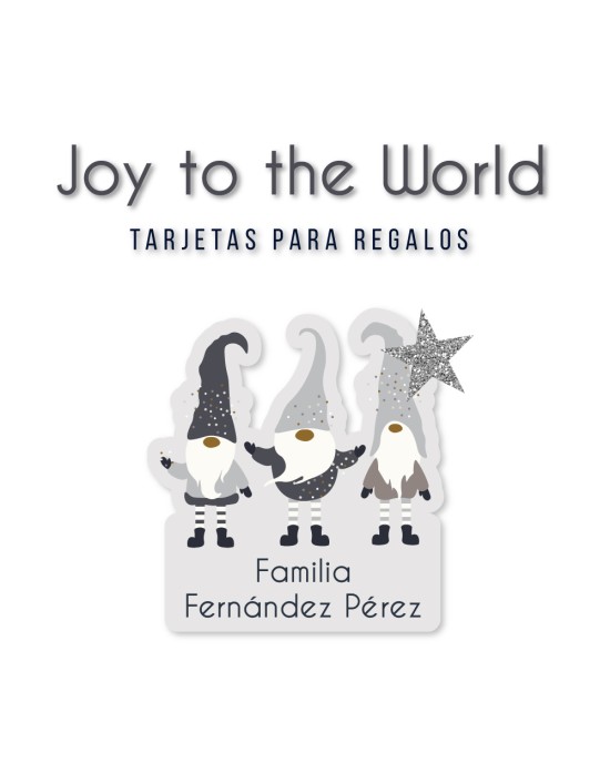 Navidad Tarjetas Joy to the World | Tarjetas Regalos Navidad