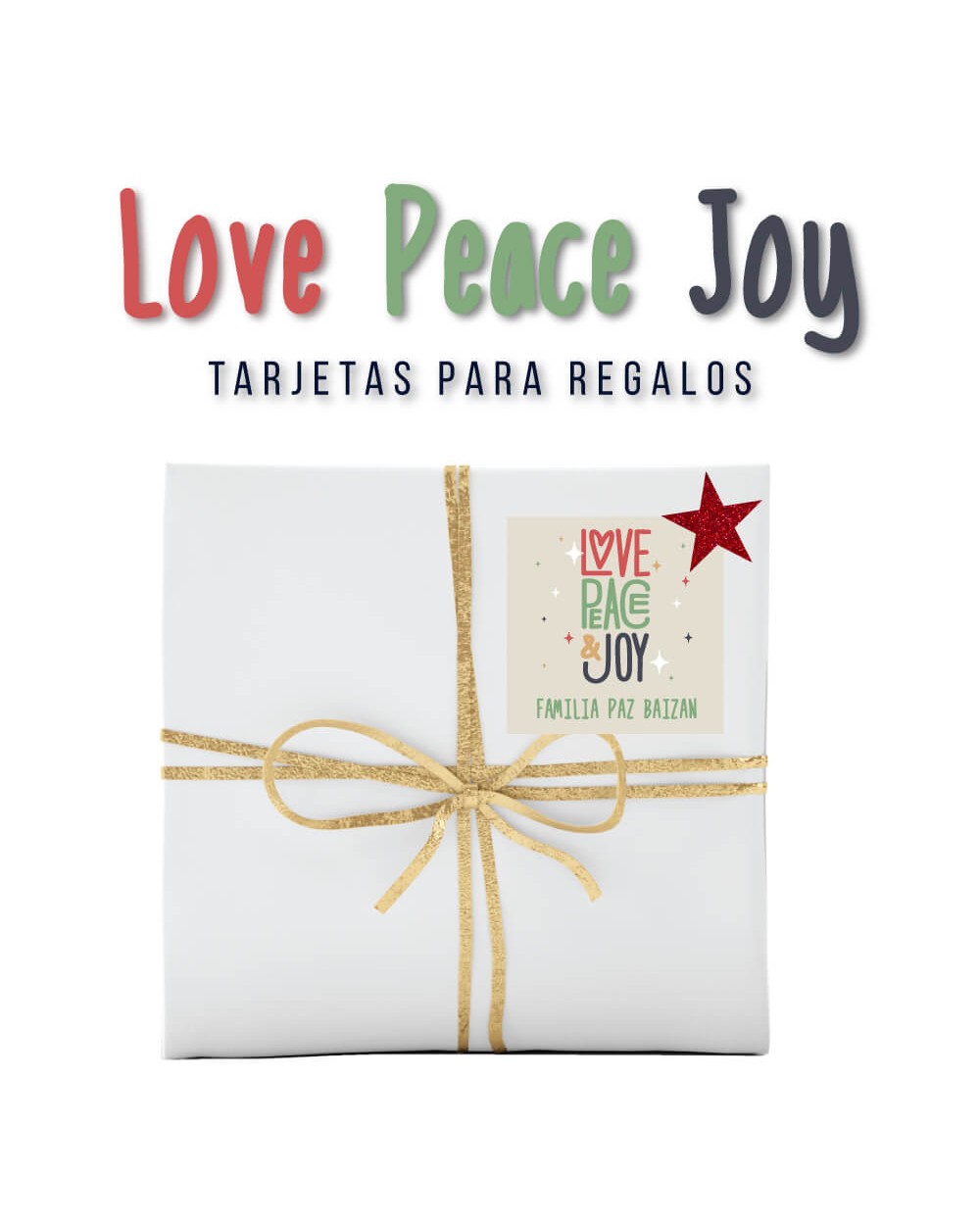 Navidad Tarjetas Love Peace Joy | Tarjetas Regalos Navidad Navidad Tarjetas Love Peace Joy | Tarjetas Regalos Navidad