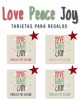 Navidad Tarjetas Love Peace Joy