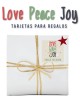 Navidad Tarjetas Love Peace Joy | Tarjetas Regalos Navidad