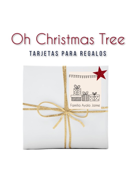 Navidad Tarjetas Oh Christmas Tree | Tarjetas Regalos Navidad